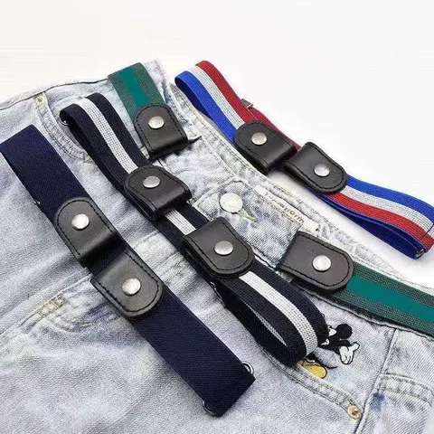 Cinturón Elástico Invisible para Mujer Sin Hebilla Banda Elástica para la Cintura Cinturón Ajustable Casual para Jeans Vestido Accesorios de Moda
