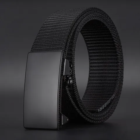 Ceinture Tactique en Nylon Tissé pour Hommes Décontracté Extérieur Entraînement Militaire Ceinture de Pantalon Avec Boucle Automatique