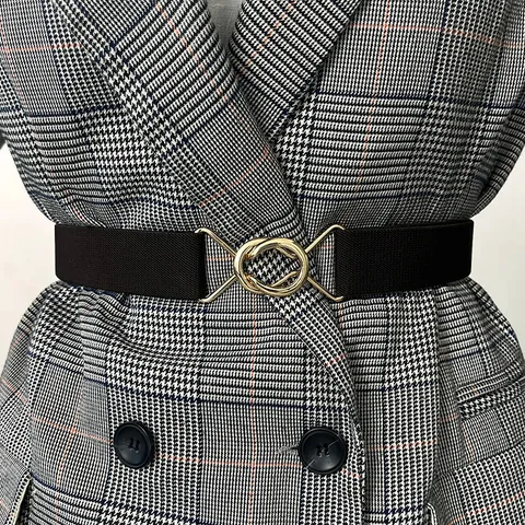 Ceinture Élastique en Toile pour Femmes Ajustable Resserreur de Taille Invisible Ceinture Décorative Bande de Taille de Mode pour Pantalons