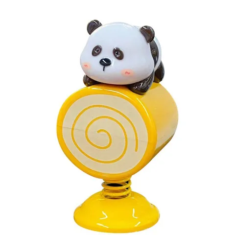 Cute Cartoon Animal Bakery Bobblehead Ornament Creative Resin Dessert Puppy Panda Kitten Car Dashboard Office Desk Decorative Ornament Gift