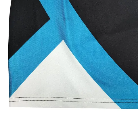 Dames Euphoria Cheerleader Cosplay Kostuum Lange Mouwen Crop Top En Rok Blauw Wit Kleurblok Performance Outfit