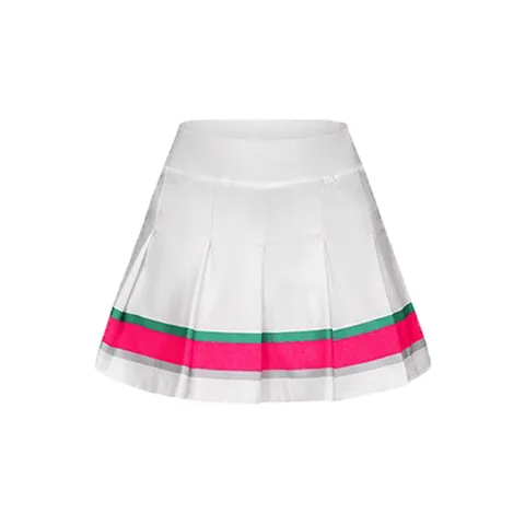 Damen Preppy Stil Hohe Taille Plissierter Rock Casual Atmungsaktiver Tennisrock