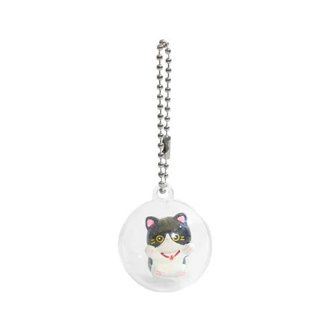 Süßer Cartoon Katze Schlüsselanhänger Miniatur Kätzchen Figur Kapsel Spielzeug Desktop Ornament Zuhause Büro Rucksack Deko Geschenk