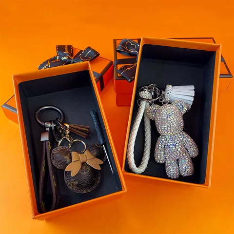 Luxus Orange Geschenkbox Mit Dunkelblauem Schleifenband Hochwertige Kreative Papierschachtel Für Geburtstag Party Lippenstift Schmuck Aufbewahrung