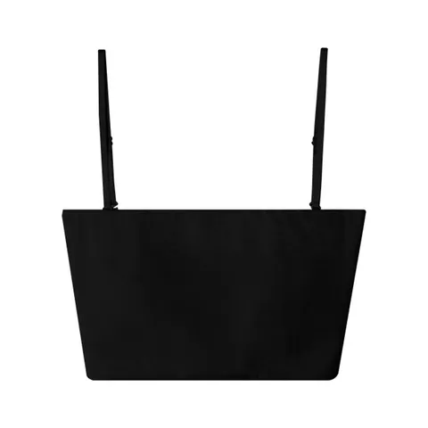 Women's Casual Viscose Blend Ribbed Tube Top Basic Solid Color Strapless Crop Top Slim Fit Versatile Summer Inner Wear