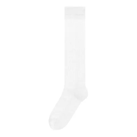 Women Casual Modal Ribbed High Tube Socks Solid Color Micro Compression Long Tube Socks Fashion Legwear