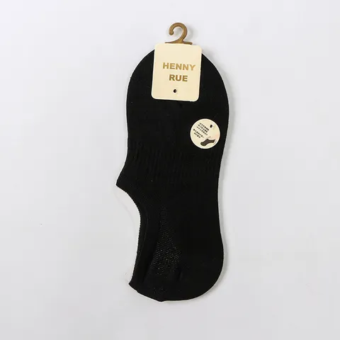 Women Summer Thin Cotton Blend Solid Color No Show Boat Socks Casual Breathable Invisible Low Cut Socks