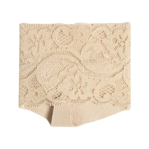 Chaussettes de Pied en Dentelle pour Femmes Printemps Été Respirant Invisible Coussin Chaussettes Antidérapant Bouche Plate Coton