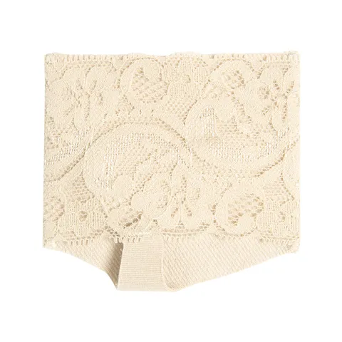 Chaussettes de Pied en Dentelle pour Femmes Printemps Été Respirant Invisible Coussin Chaussettes Antidérapant Bouche Plate Coton