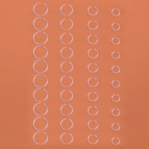 Klarer Acryl Körperschmuck Piercing Set Für Nase Lippe Ohr Invisible Hypoallergen Reifen Stecker Labret Ringe Piercing Pack