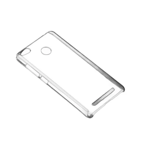 Transparent Hard Phone Case For Redmi 3S Clear PC Protective Back Cover DIY Material Mobile Phone Accessories