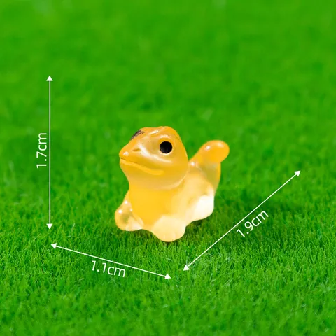 Luminous Lizard Miniature Resin Ornament Glow In The Dark Animal Figurine For Micro Landscape Fairy Garden DIY Decor accessories