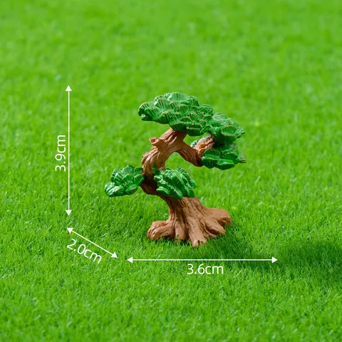 Mini Resin Squirrel Pine Tree Mushroom Stump Moss Micro Landscape DIY Accessories Fairy Garden Miniature Animals Ornaments Home Decor