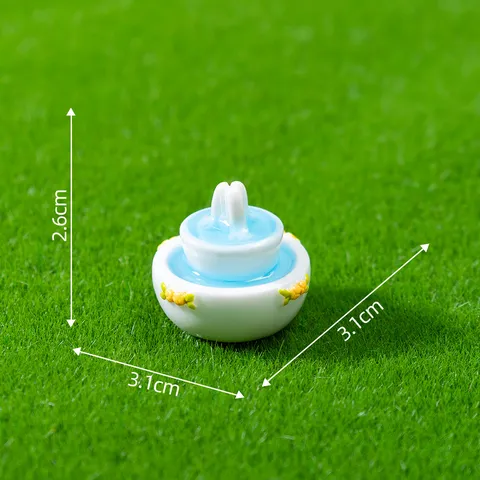 Miniatura Fuente de Jardín Columna Romana Accesorio de Resina Para Micro Paisaje DIY Decoración Pequeño Ornamento de Escritorio Coche