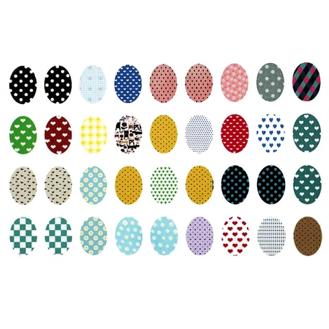 Vintage Oval Time Gem Epoxy Picture Sheet DIY Handmade Jewelry Accessories Glass Cabochon Material Craft Supplies
