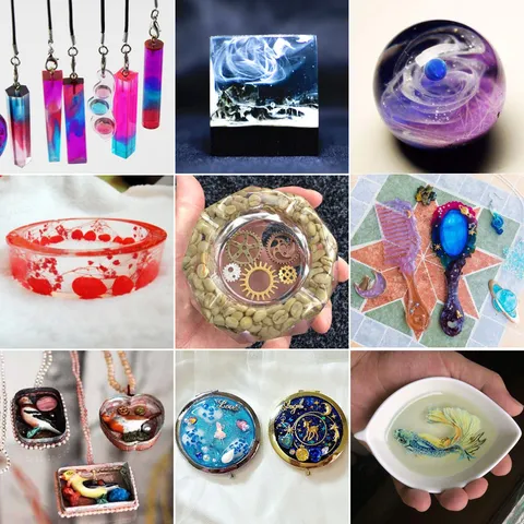 Crystal Clear Epoxy Resin AB Glue Hard Resin Kit For DIY Craft Making Art Casting And Jewelry Making Supplies