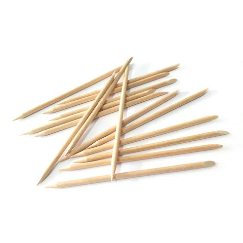 Professional Nail Art Wooden Sticks Dual Ended Cuticle Pusher Rhinestone Dotting Tools Manicure Care Accessories