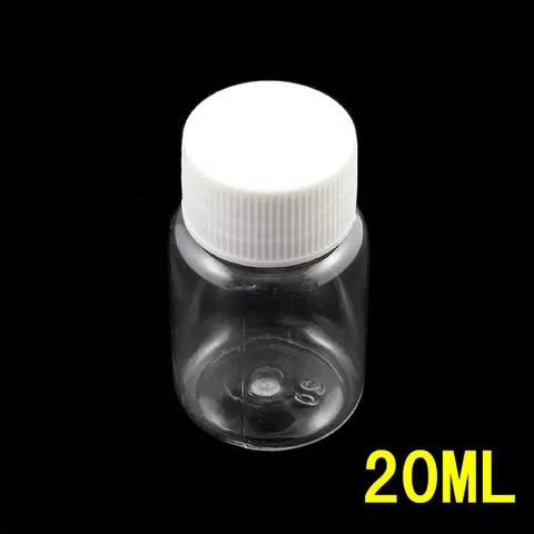 Διαφανές Πλαστικό Refillable Μπουκάλι Δείγματος Άδειο Δοχείο Καλλυντικών Με Βιδωτό Καπάκι Μέγεθος Ταξιδιού