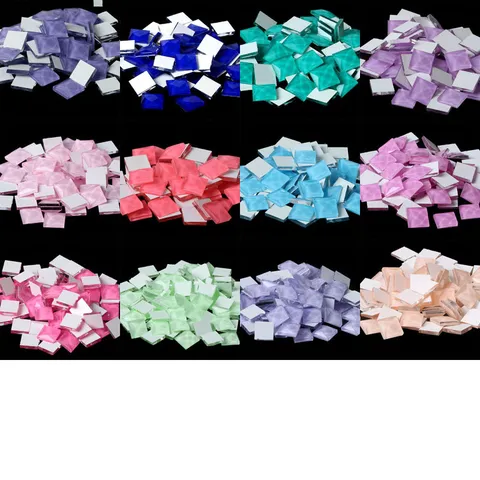Quadratische Flache Rückseite Kristall Glas Strasssteine Jelly Farbe Edelstein DIY Handwerk Strasssteine Für Nagelkunst Handyhülle Schmuckherstellung