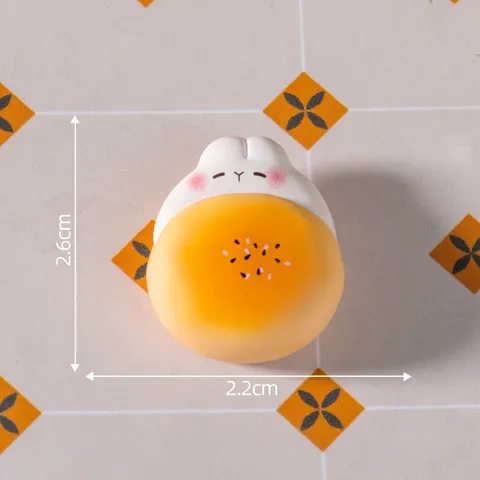 Creative Resin Mini Rabbit Dessert Figurines For Miniature Landscape DIY Decoration Kawaii Painted Food Model Desk Ornament