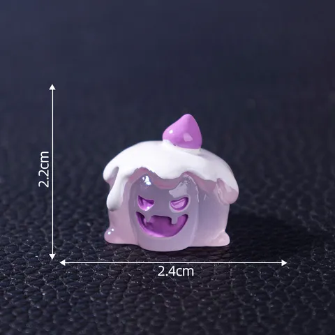 Halloween Miniature Resin Ornaments Coffin Zombie Ghost Figurines For DIY Micro Landscape Desktop Decoration Cartoon Party Decor