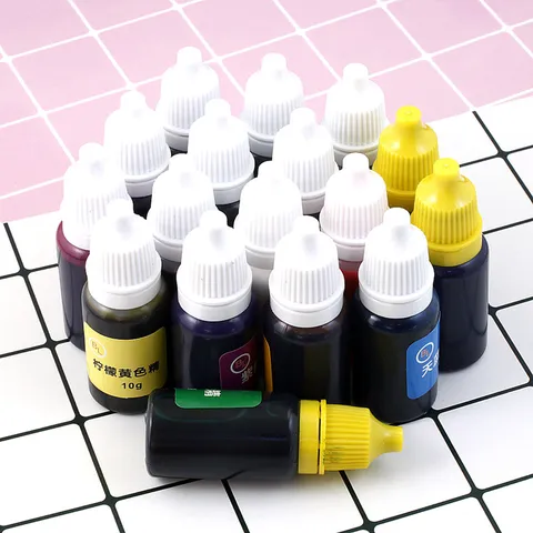 Oily Epoxy Resin Color Essence UV Drip Glue Liquid Pigment High Concentration DIY Crystal Craft Dyeing Agent
