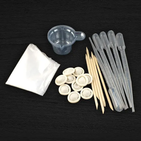 Crystal Epoxy Resin DIY Tool Kit Dispensing Cups Droppers Wooden Stirring Sticks Finger Cots Craft Making Set