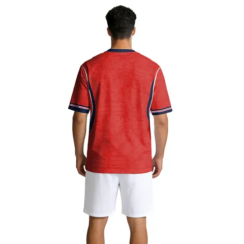 Ανδρικό Αθλητικό Casual T-Shirt από Πολυεστέρα Γρήγορο Στέγνωμα Αναπνεύσιμο Στρογγυλή Λαιμόκοψη Κοντό Μανίκι Χαλαρή Εφαρμογή Γεωμετρικό Λιοντάρι Τυπωτό Φανέλα Ποδοσφαίρου