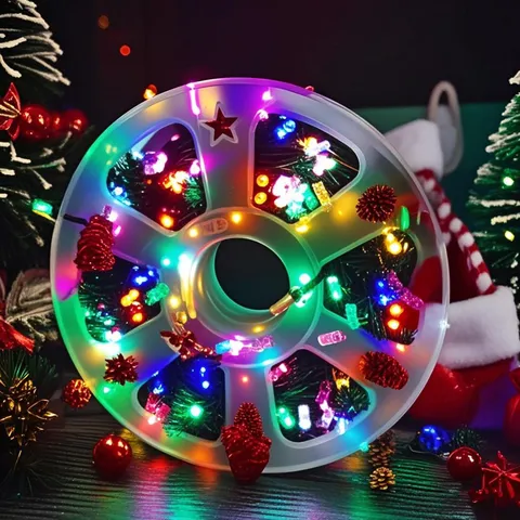 LED Crystal String Lights 50M 240 Bulbs Multicolor Warm White Fairy Lights For Christmas Party Room Outdoor Camping Decor Plug-in