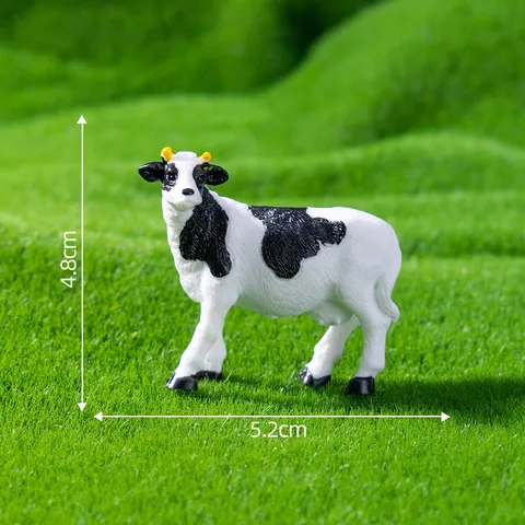 Miniatuur Hars Boerderij Dier Figuren Micro Landschap DIY Decor Accessoires Cartoon Stijl Leuke Desktop Auto Ornamenten