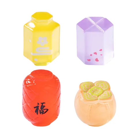 Micro Landscape Creative Luminous Resin Lantern Miniature Desktop Ornament DIY Dollhouse Decoration Accessory