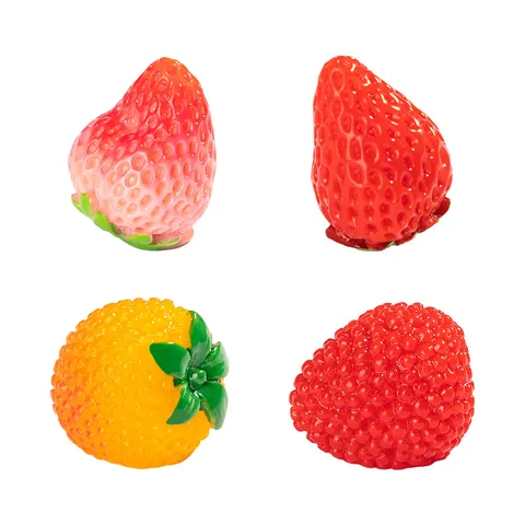 Miniature Resin Fruit Micro Landscape DIY Accessories Miniature Ornaments For Phone Case Craft Decoration