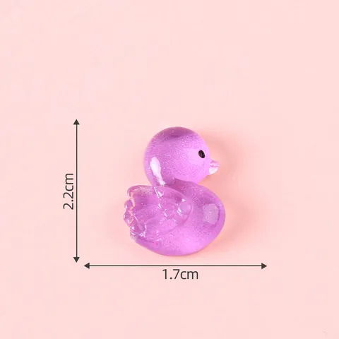 Micro Landscape Creative Flat Colorful Mermaid Little Duck Resin Accessories DIY Phone Case Cream Glue Deco Ornaments