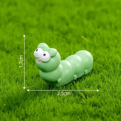 Mini Hars Insect Figuur Leuke Slak Rups Lieveheersbeestje Bij Vlinder Miniatuur Landschap DIY Tuin Decor Bureaublad Ornamenten