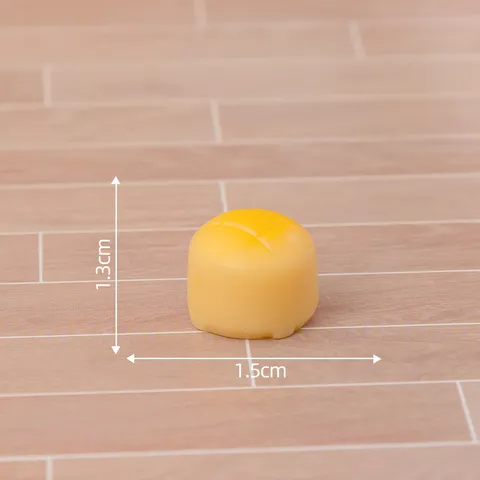Miniature Creative Bread Bear Bedroom Furniture Figurines Resin Cartoon Dollhouse DIY Table Decoration Animal Crafts Ornaments
