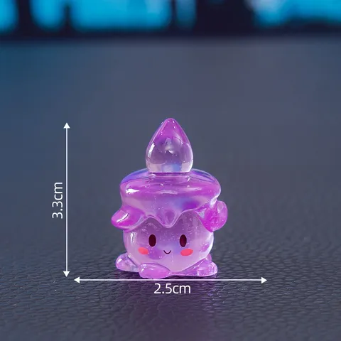 Mini Halloween Resin Candle Figurine Cute Cartoon Melted Wax Desktop Ornament Micro Landscape DIY Blind Bag Accessories