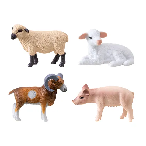 Miniatur Bauernhof Tier Figur PVC Handwerk Garten Dekor Zubehör