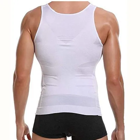 Gilet Amincissant pour Hommes Débardeur de Compression pour Contrôle du Ventre Fitness Entraînement Sous-vêtement de Compression