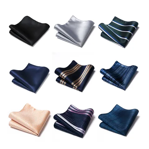 Heren Mode Gestreepte Borstzakdoek Zijdegevoel Pak Zakdoek Zakdoek Business Trouwfeest Pak Accessoires