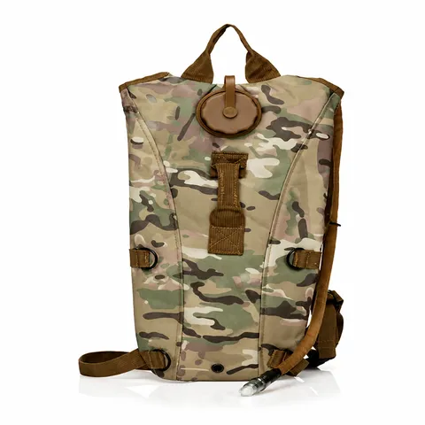 Tactical Oxford Water Bladder Backpack Military Camouflage Cycling Sports Hydration Pack Outdoor Hiking Backpack