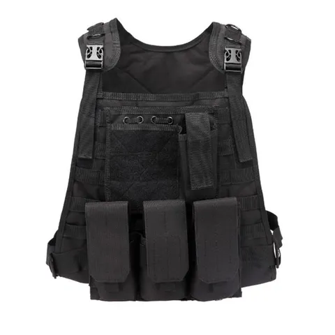 Multifunctional Tactical Vest Oxford Fabric Camouflage Training Vest Adjustable Outdoor Sports Vest For Men And Women