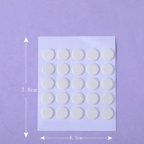 Transparent Round Double Sided Glue Dots Adhesive Stickers For Office Craft Home Use