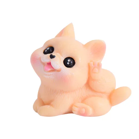 Cute Resin French Bulldog Figurine Miniature Puppy Statue Micro Landscape Dollhouse DIY Decor Car Tabletop Ornament