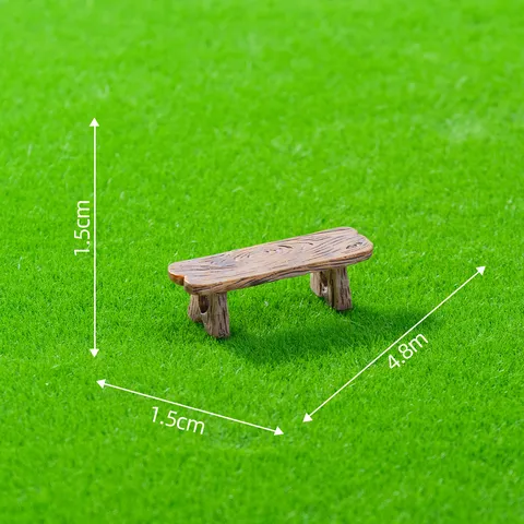 Miniatur Harz Bank Figuren Süße Liebe Herz Langstuhl Mikro Landschaft Sukkulenten Terrarium DIY Handwerk Ornamente Heimdekoration