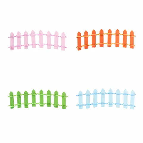 Miniatur Holzzaun Feengarten Deko Mikrolandschaft Ornamente DIY Zubehör Dekorative Lattenroste Winzige Grenze Kanten Zaun Für Haus Büro