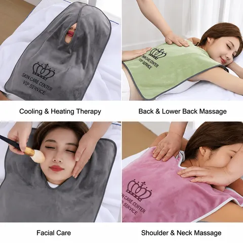Beauty Salon Towel U Shaped Face Pillow Towel Headwrap Set Microfiber Absorbent Quick Drying SPA Salon Bed Sheet Towel
