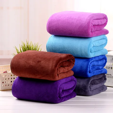 Serviette Absorbante en Microfibre Épaisse Multifacteurs Chiffon de Nettoyage Doux à Séchage Rapide Pour Salle de Bain et Voiture