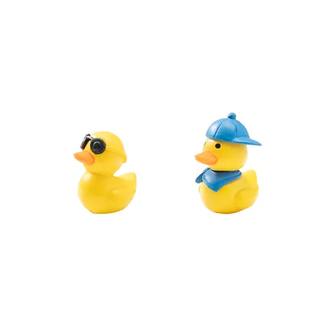 Mini Figurine de Canard en Résine Ornement de Micro-paysage Jouet de Canard de Dessin Animé pour Décor de Plante Succulente Décoration de Bureau à Domicile