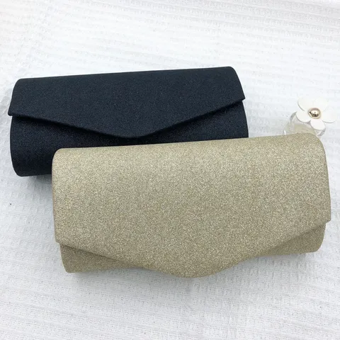 Damen Glitzer Abendtasche Kuvert Clutch Handtasche Pailletten Umhängetasche Mit Kette Für Party Hochzeit