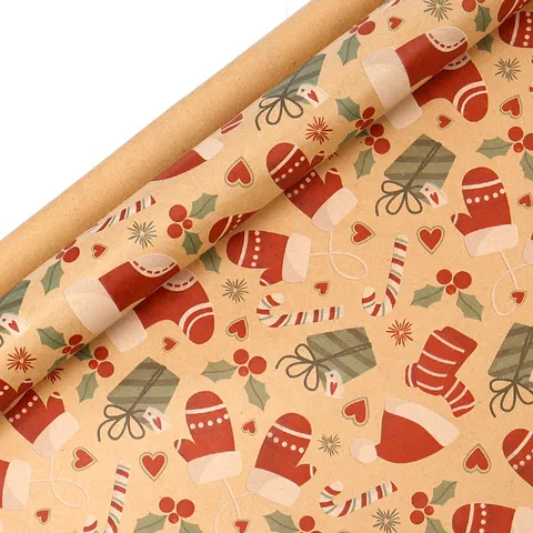 Rolled Gift Wrapping Paper Festive Christmas And Birthday Party Present Packaging Supplies Decorative Wrapping Paper Roll